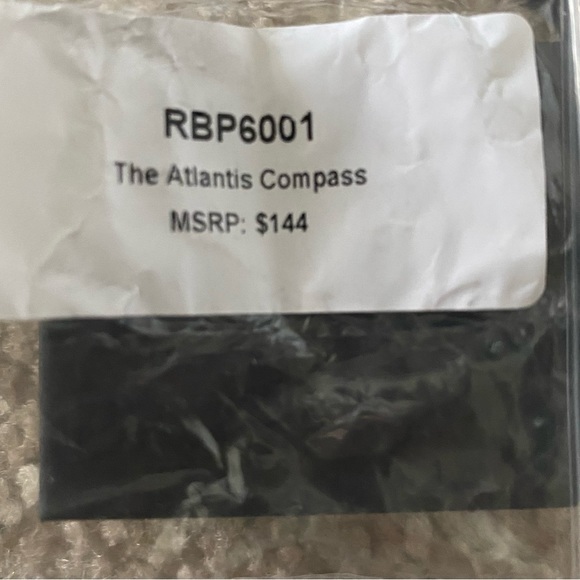 Atlantis Compass ring with lab created amethyst/purple stones Size 8‎ - Picture 5 of 5